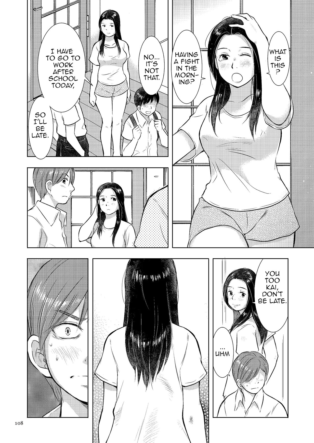 Hentai Manga Comic-Mother Son Incest Diary ~Because Father Left~-Read-8